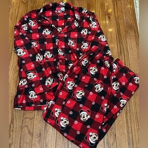 Mickey Mouse Christmas Pajama set - adult medium
